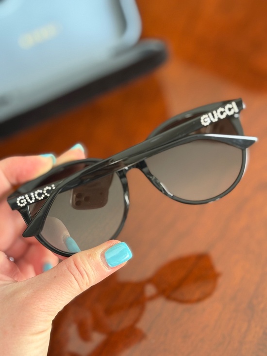 Gucci Women’s Black Gemstone Sunglasses main image 4